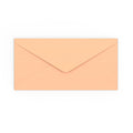 DL Salmon Pink Gummed V-Flap Envelope (110 x 220mm)