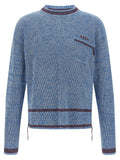 Marni Mending Sweater — Blue