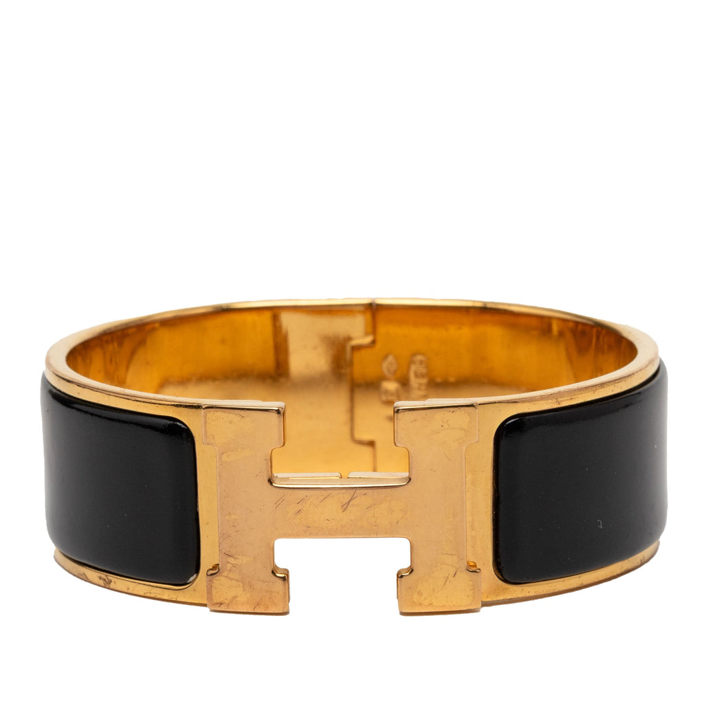 Wide Enamel Clic Clac H Bracelet GM