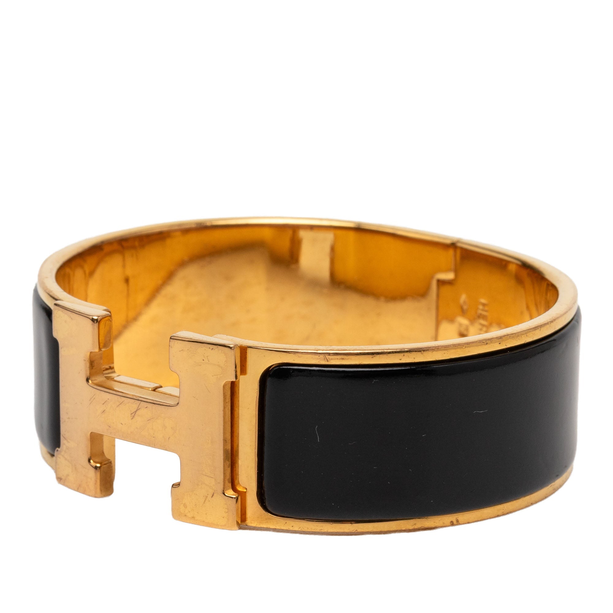 Wide Enamel Clic Clac H Bracelet GM