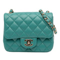 Mini Square Classic Lambskin Single Flap