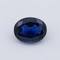 Oval Cut Lab Sapphire Gemstone