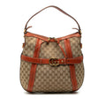 Medium GG Canvas Running Satchel