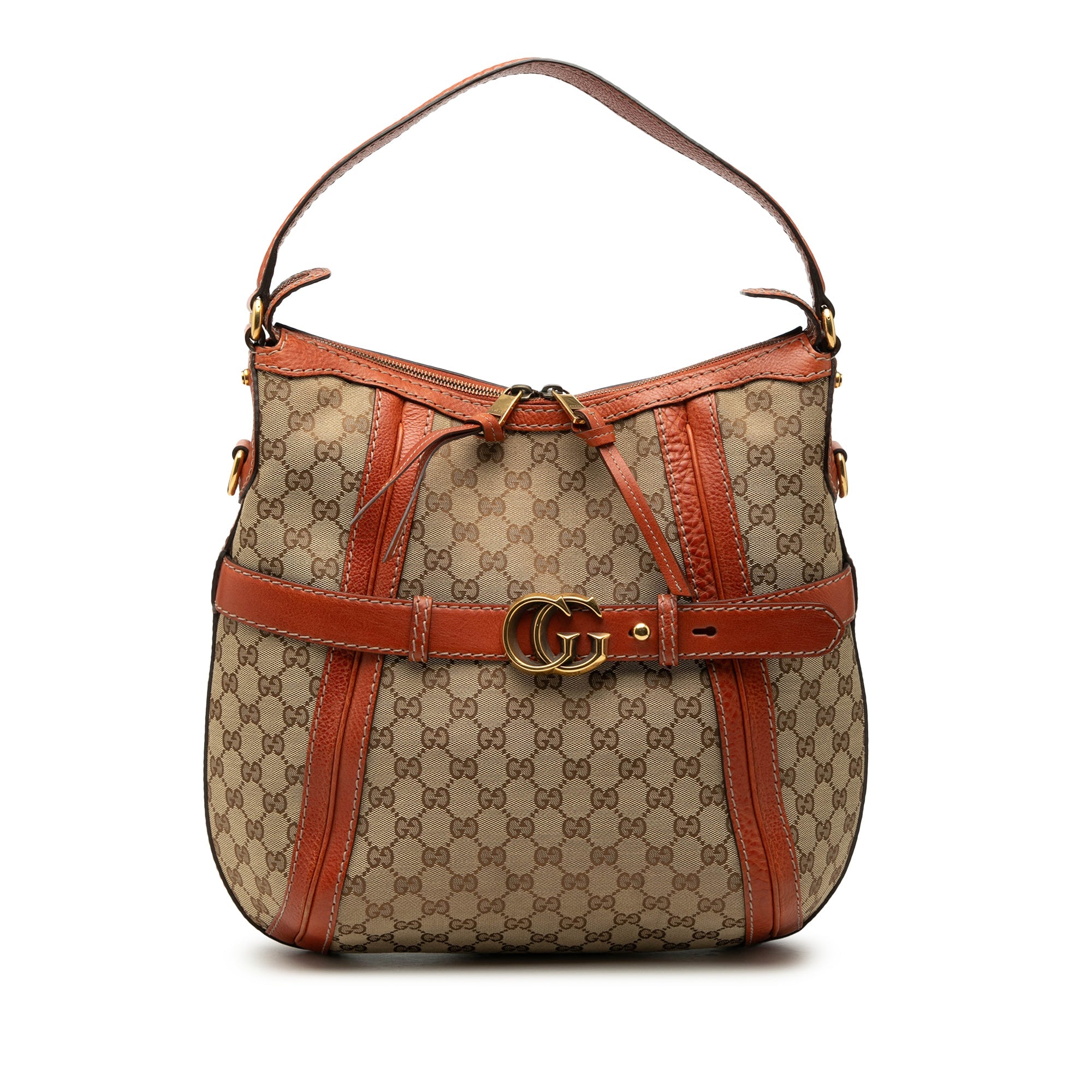 Medium GG Canvas Running Satchel
