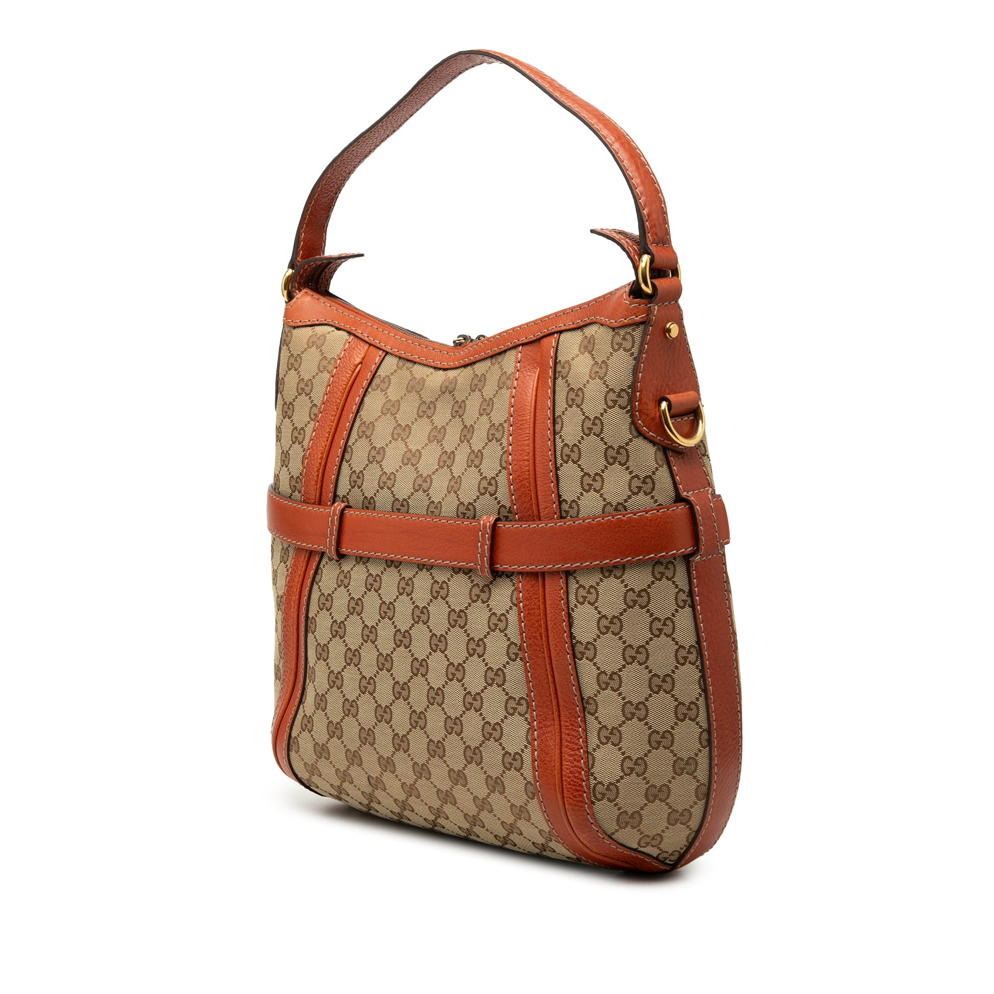 Medium GG Canvas Running Satchel