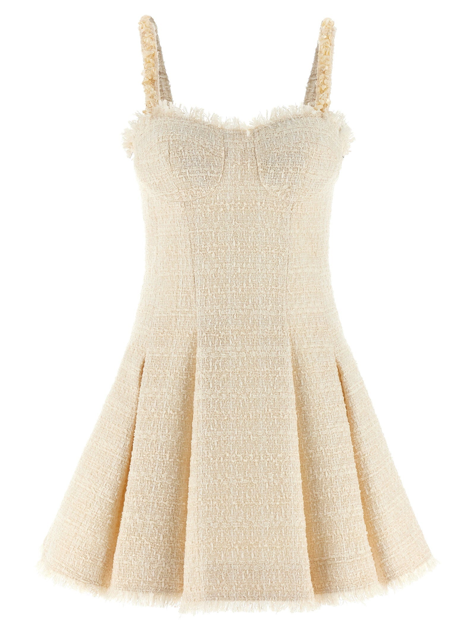Balmain Conchiglie Dress — Cream