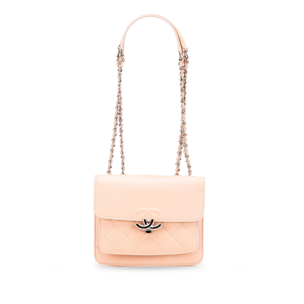 Mini Quilted Caviar CC Box Flap