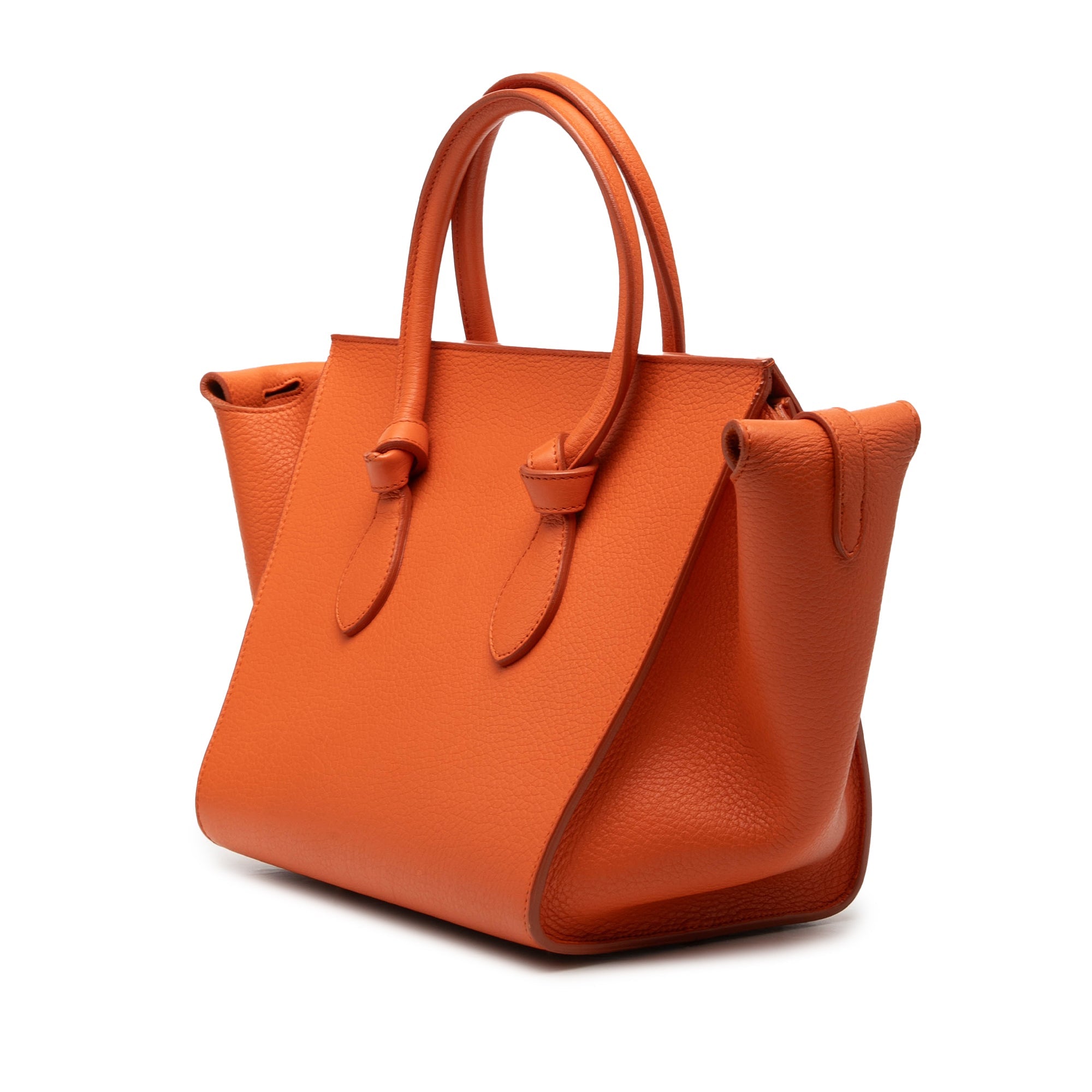 Small Grained Calfskin Tie Knot Handbag
