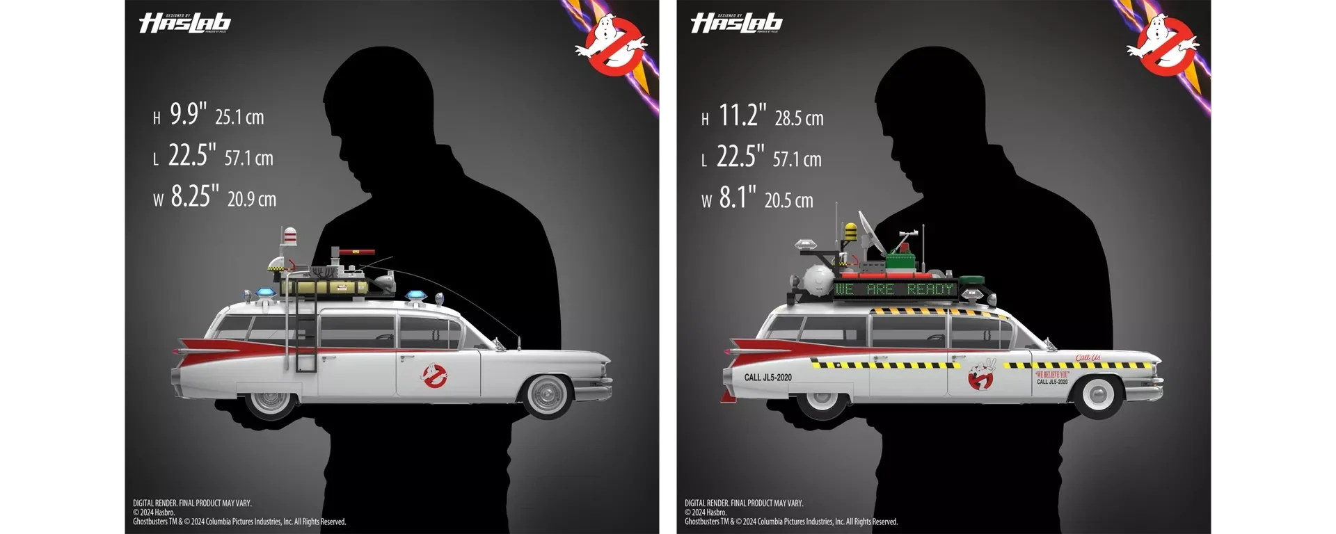 Hasbro Pulse Ghostbusters Plasma Series Ectomovil (Edición Aniversario)- Deluxe Model