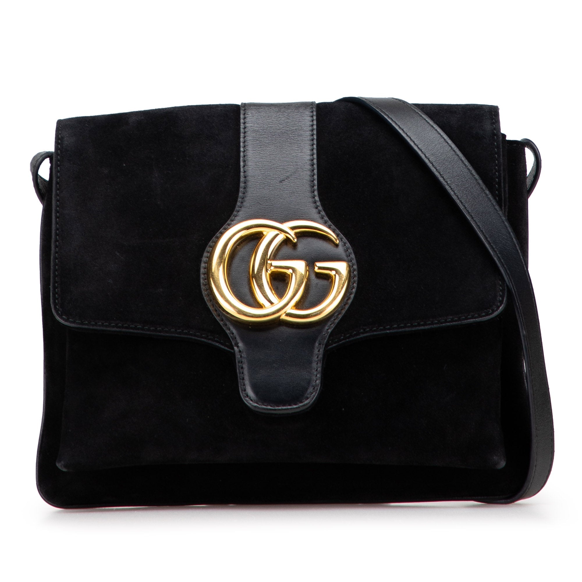 Medium Suede Arli Crossbody