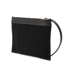 Canvas Navy Cabas Pouch
