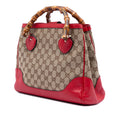 Small GG Canvas Diana Bamboo Top Handle Tote