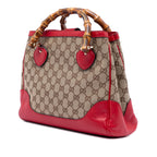 Small GG Canvas Diana Bamboo Top Handle Tote