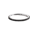 ETERNITY Full Surround Black Diamond Ring By ALINKA Fine Jewellery