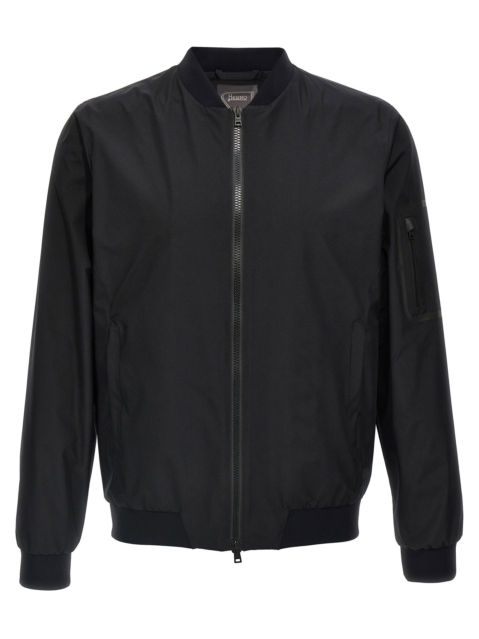 Herno Gore-Tex Infinium Windstopper Bomber Jacket — Black