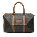 Honeycomb Coated Canvas Boston Bag