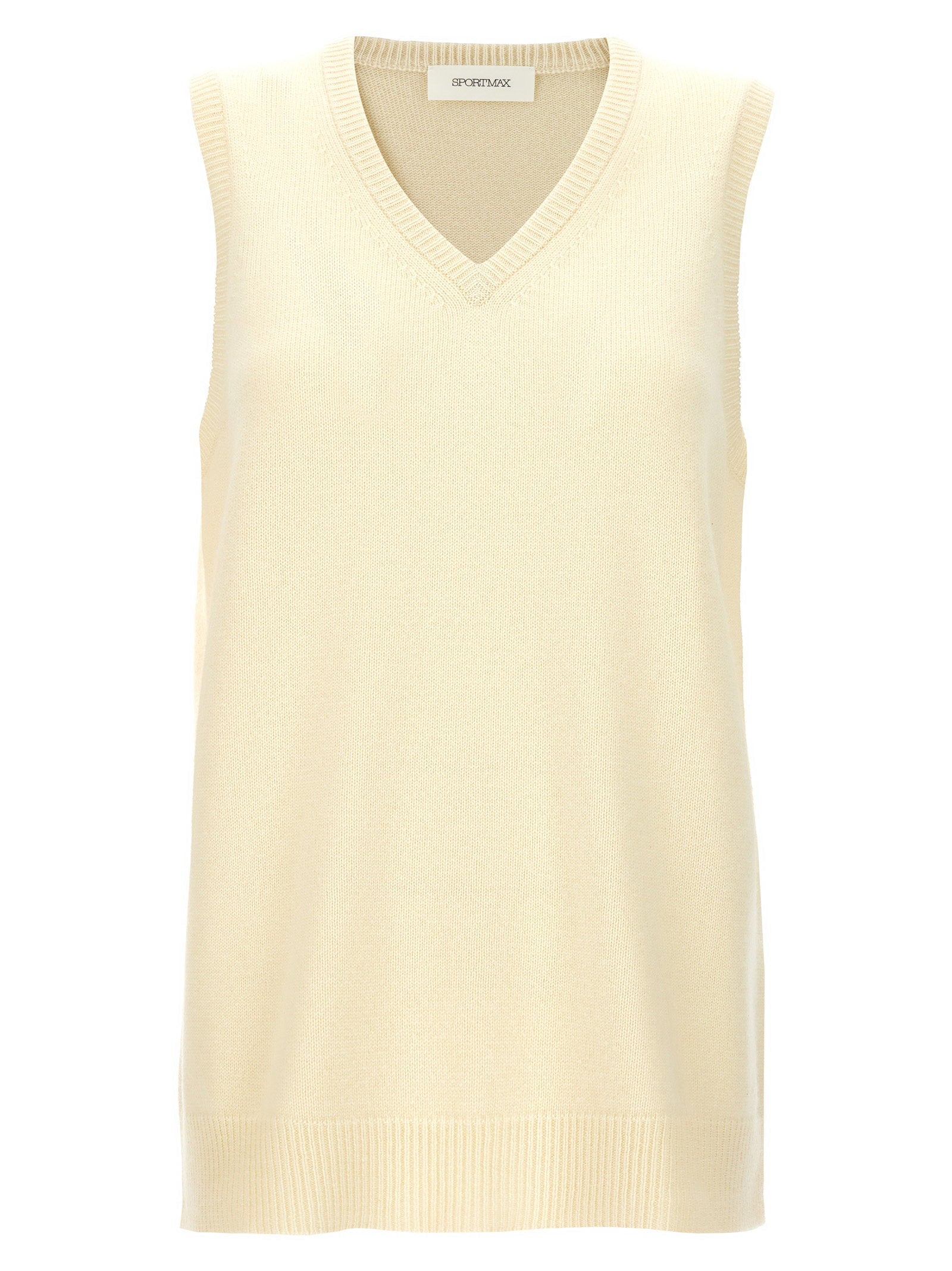 Sportmax Gimmy Vest — Cream