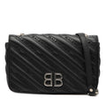 Embossed Leather Allover Logo BB Wallet on Chain