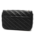 Embossed Leather Allover Logo BB Wallet on Chain