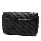 Embossed Leather Allover Logo BB Wallet on Chain