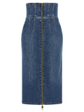 Elisabetta Franchi Denim Skirt