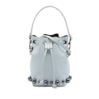 Mini Leather Pearl Mon Tresor Bucket Bag