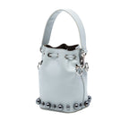 Mini Leather Pearl Mon Tresor Bucket Bag
