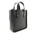 Mini Grained Calfskin Saddle Tote