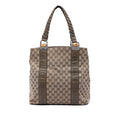 Large GG Canvas Bamboo Libeccio Tote