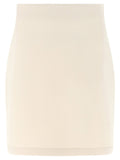 Fabiana Filippi Cashmere Scuba Skirt — Cream