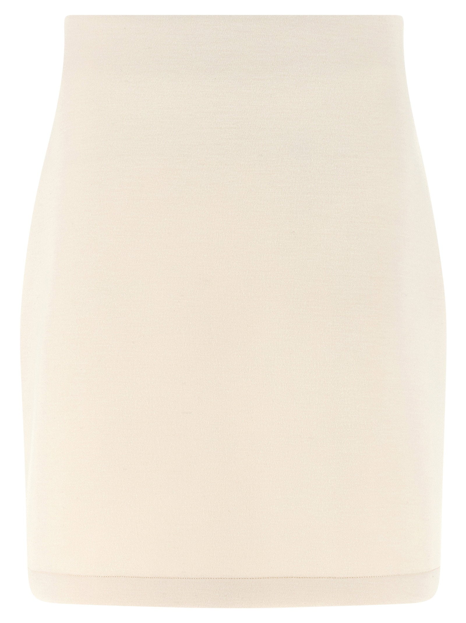 Fabiana Filippi Cashmere Scuba Skirt — Cream