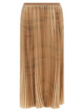 Fabiana Filippi Pleated Skirt — Champagne
