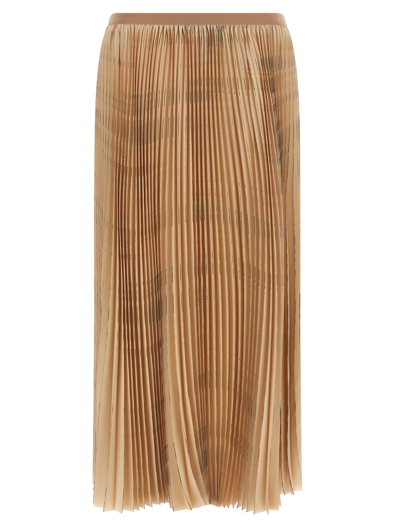 Fabiana Filippi Pleated Skirt — Champagne