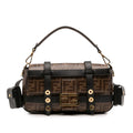Zucca Glazed Fabric Cage Baguette