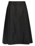 Marni Nylon A-Line Skirt — Black