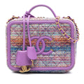 Small Tweed CC Filigree Vanity Case