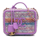 Small Tweed CC Filigree Vanity Case