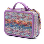 Small Tweed CC Filigree Vanity Case