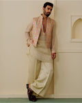 Vyomm Ivory Bandi Set By KYNAH, Luxury Indian Fashion & Bridal Wear