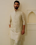 Ayush Ivory Bandi Set By KYNAH, Luxury Indian Fashion & Bridal Wear