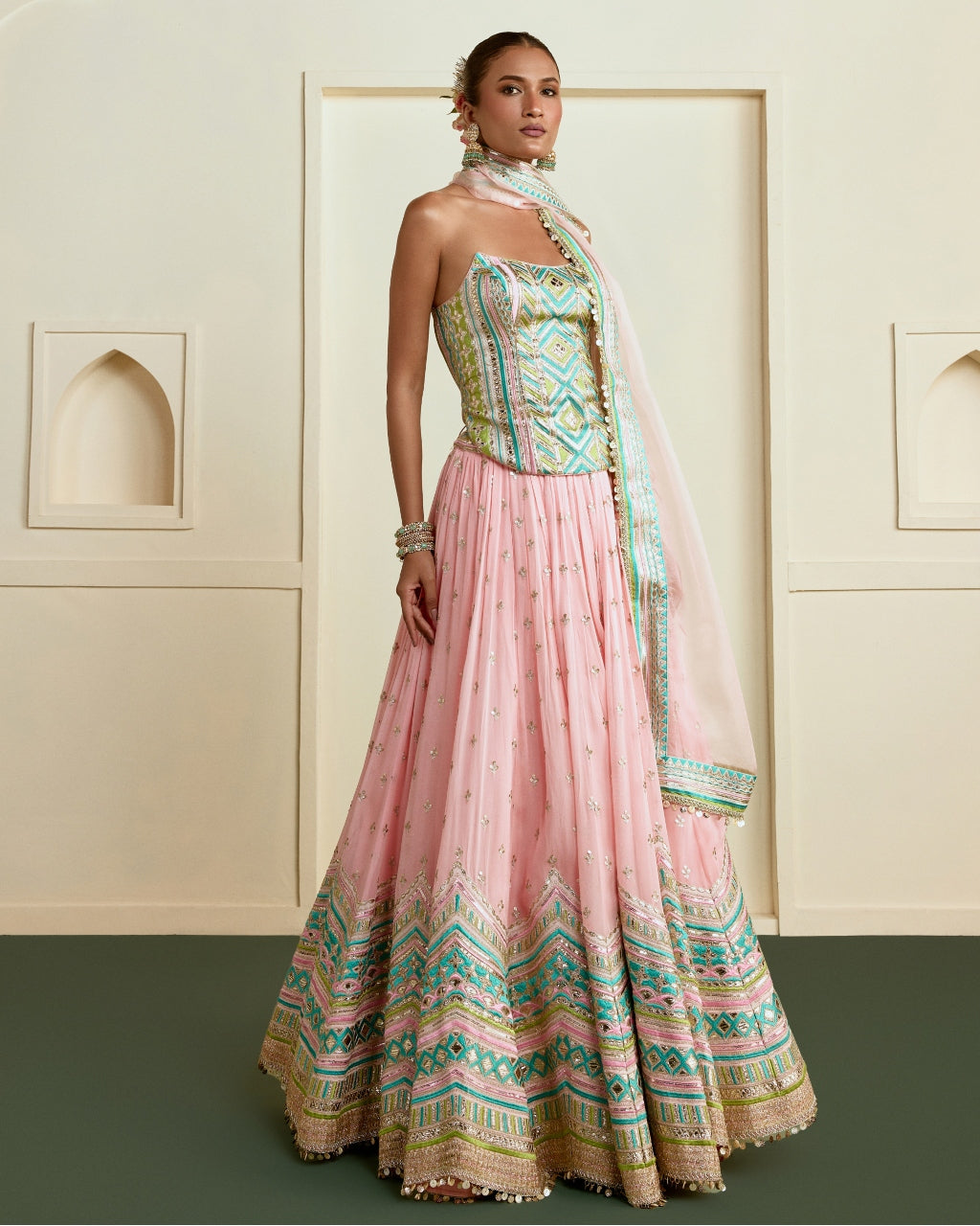 Nabeeha Lehenga Set By KYNAH, Luxury Indian Fashion & Bridal Wear