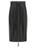 Elisabetta Franchi Leather Skirt