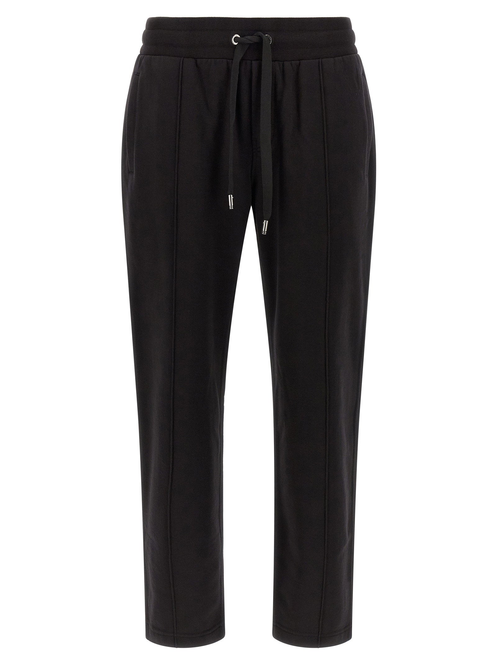 Dolce & Gabbana Cotton Jersey Track Joggers — Black