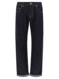 Dolce & Gabbana DG Logo Embroidery Jeans — Navy