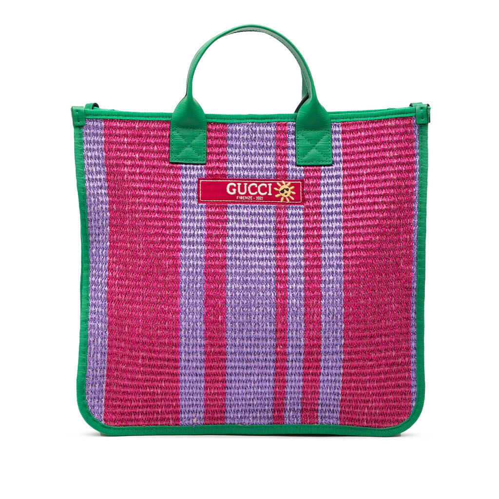 Children Woven Canvas Logo Firenze 1921 Tote