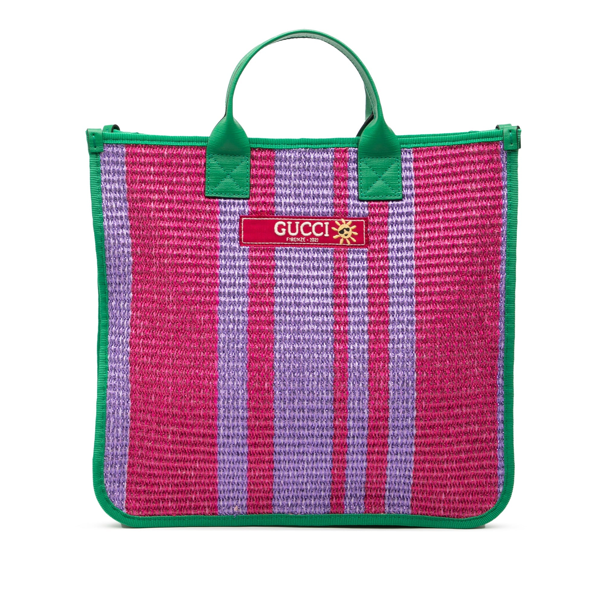 Children Woven Canvas Logo Firenze 1921 Tote