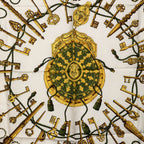 Les Cles Silk Scarf 90