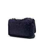 Large Quilted Calfskin Natural Beauty Split Pocket Flap
