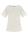Comme Des Garcons Macramé T-shirt — White