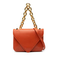 Small Leather Mount Envelope Chain Bag